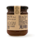 Retro del vaso da 230 grammi di Composta di Cipolla Scalzo Calabria, con lista ingredienti e valori nutrizionali