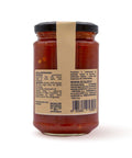 etro del vaso da 280 grammi di Sugo al Peperoncino Scalzo Calabria, con lista ingredienti e valori nutrizionali.